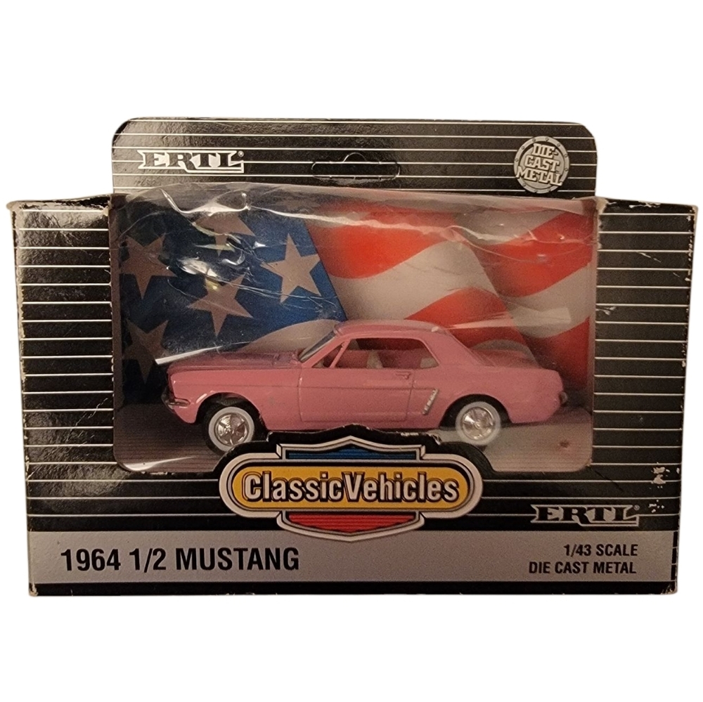 1993 64 1/2 MUSTANG Classic Metal Car ERTL Pink